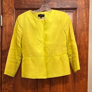 Talbots Women's Bright Yellow Blazer